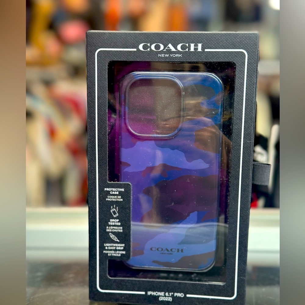Coach IPhone 14 Pro Case. New with box‎